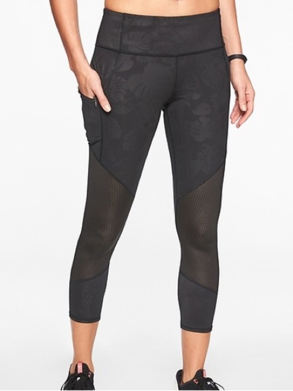 Athleta Palm Contender Capri Leggings